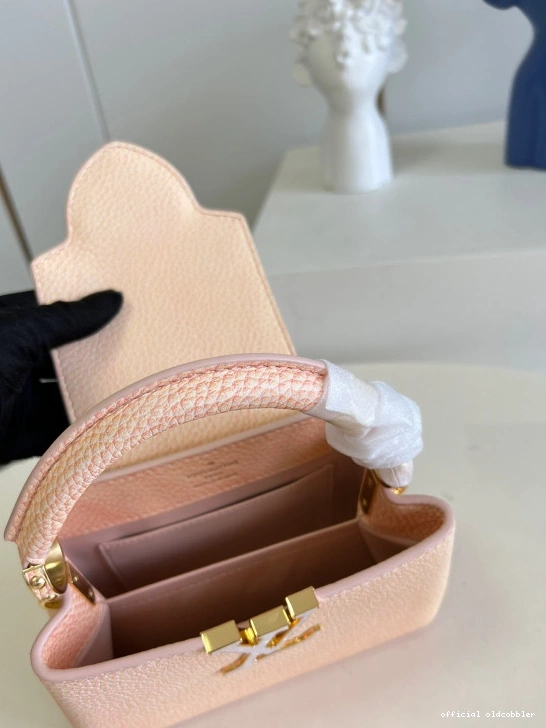 Official oldcobbler VUITTON MINI LOUIS CAPUCINES 0819